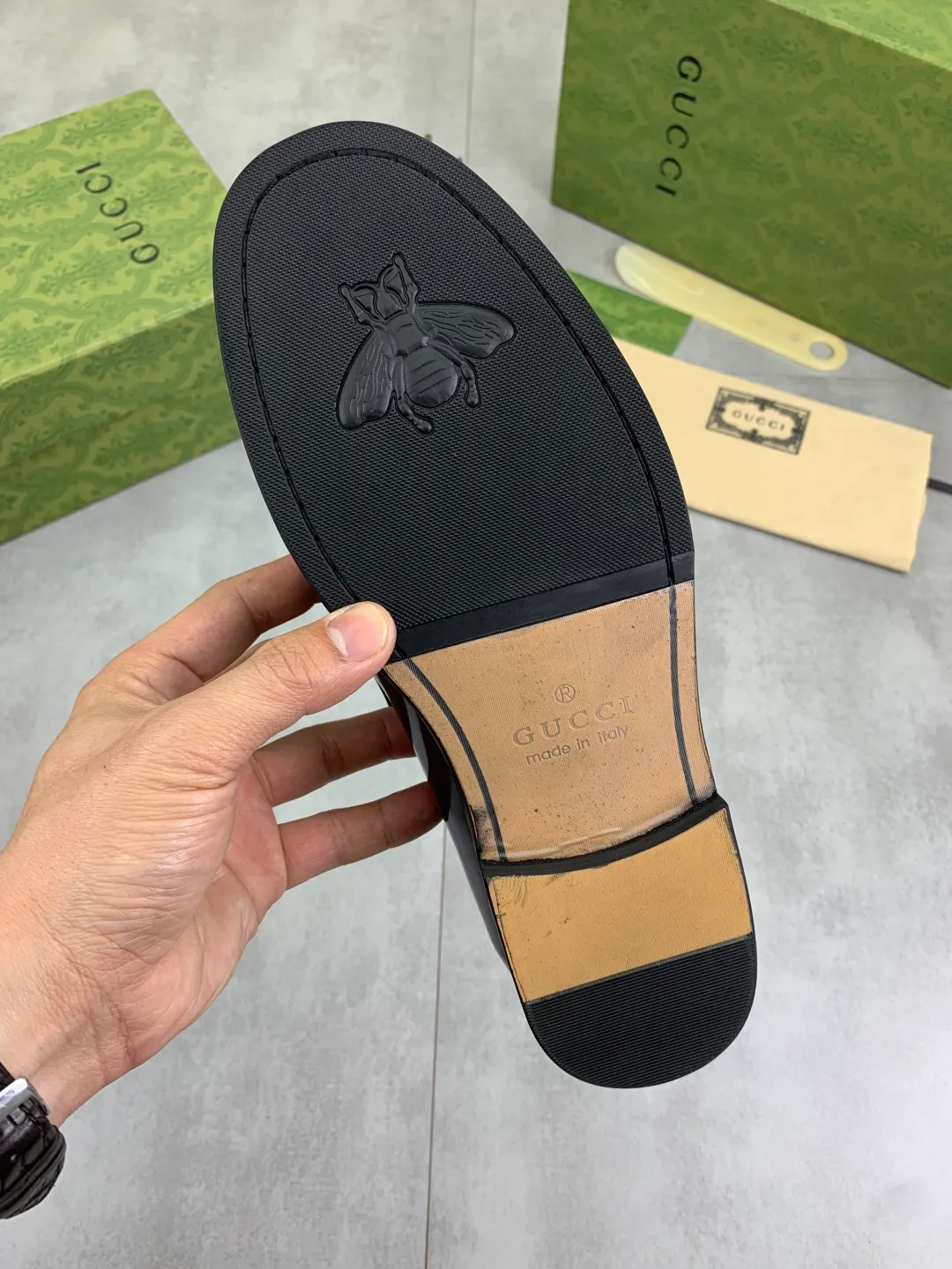 Men's men's shoes 💰P480 [New style] Water-dyed cowhide 💰💎💎💎 [Gucci] GUCCI high-end men's formal business leather shoes, original order 1:1 authentic goods! Original imported high-end open-edge beaded calfskin, original metal buckle, imported first-layer cowhide lining for feet, original outsole, men's shoe size: 38-45, 2️⃣ colors available